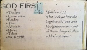 God First Business Card